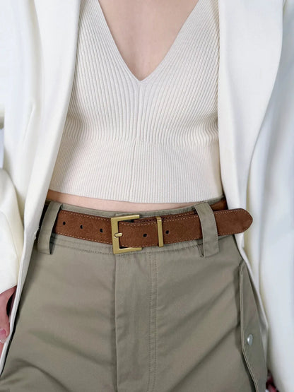 Ceinture en cuir noir femme CeinturesCuir
