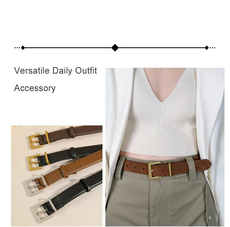 Ceinture en cuir noir femme CeinturesCuir