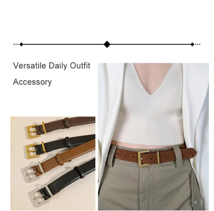 Ceinture en cuir noir femme CeinturesCuir