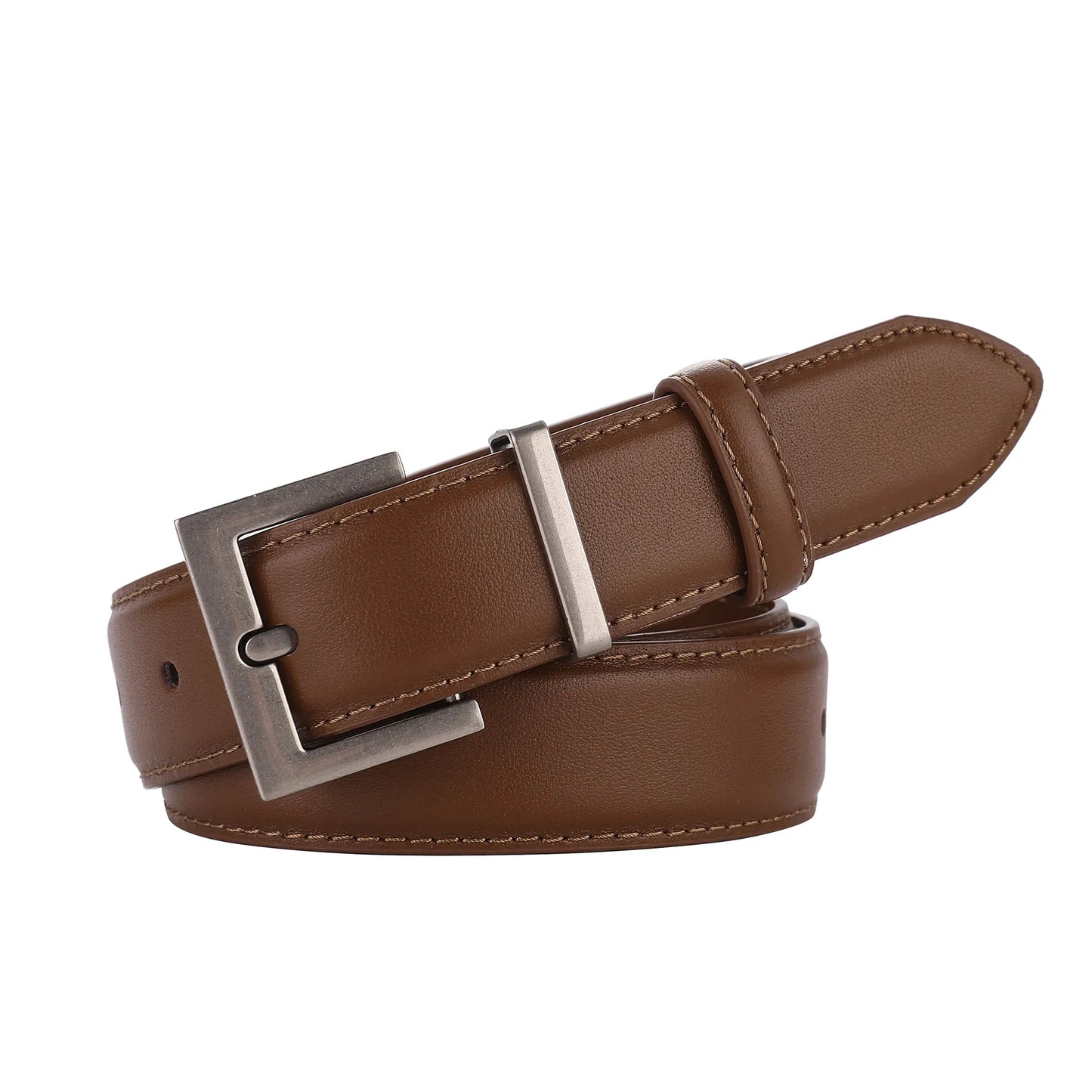 burnt orange A / 100cm / China Mainland Ceinture en cuir noir femme CeinturesCuir