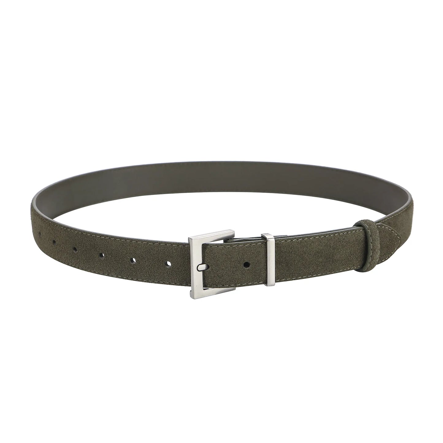 green E / 100cm / China Mainland Ceinture en cuir noir femme CeinturesCuir