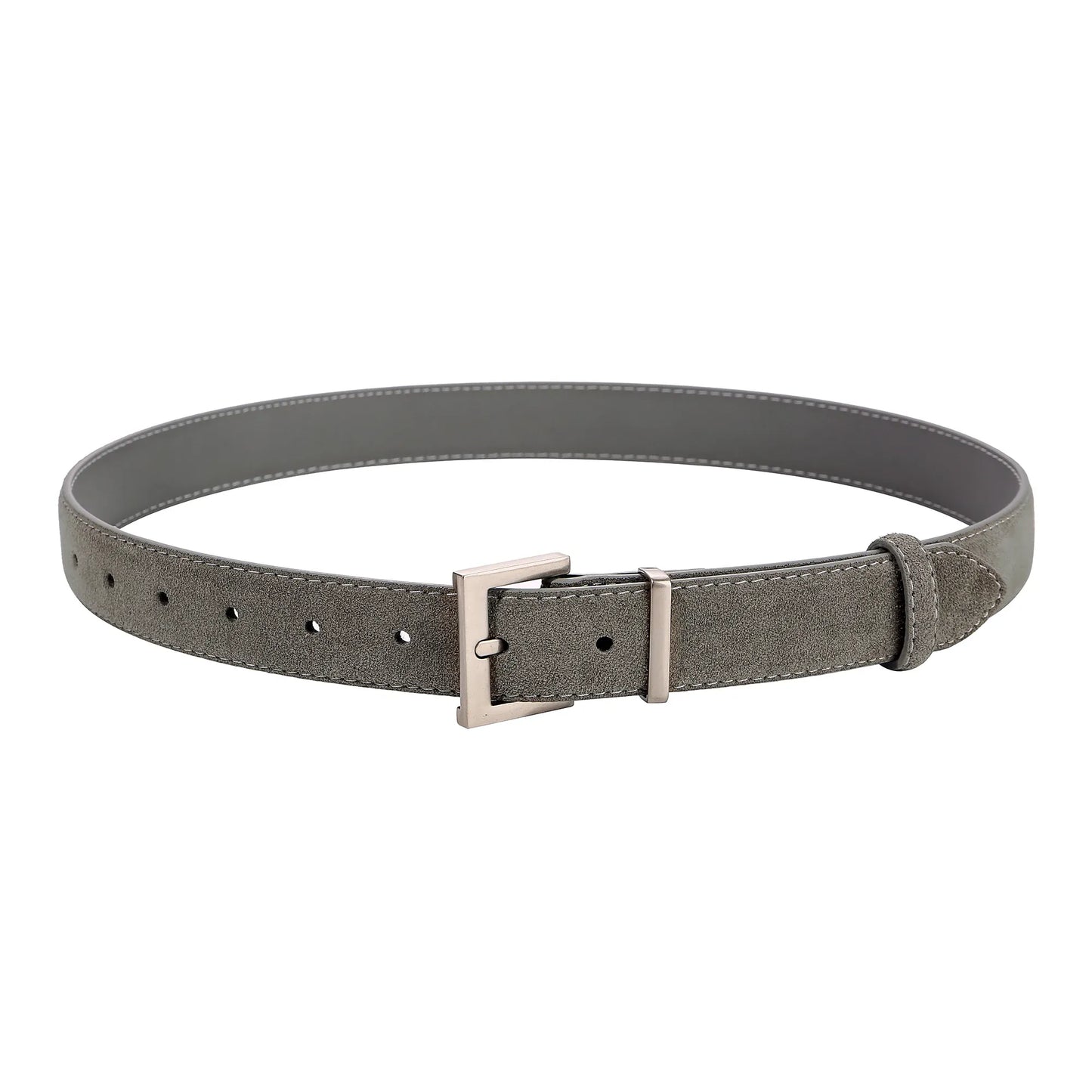 gray E / 100cm / China Mainland Ceinture en cuir noir femme CeinturesCuir