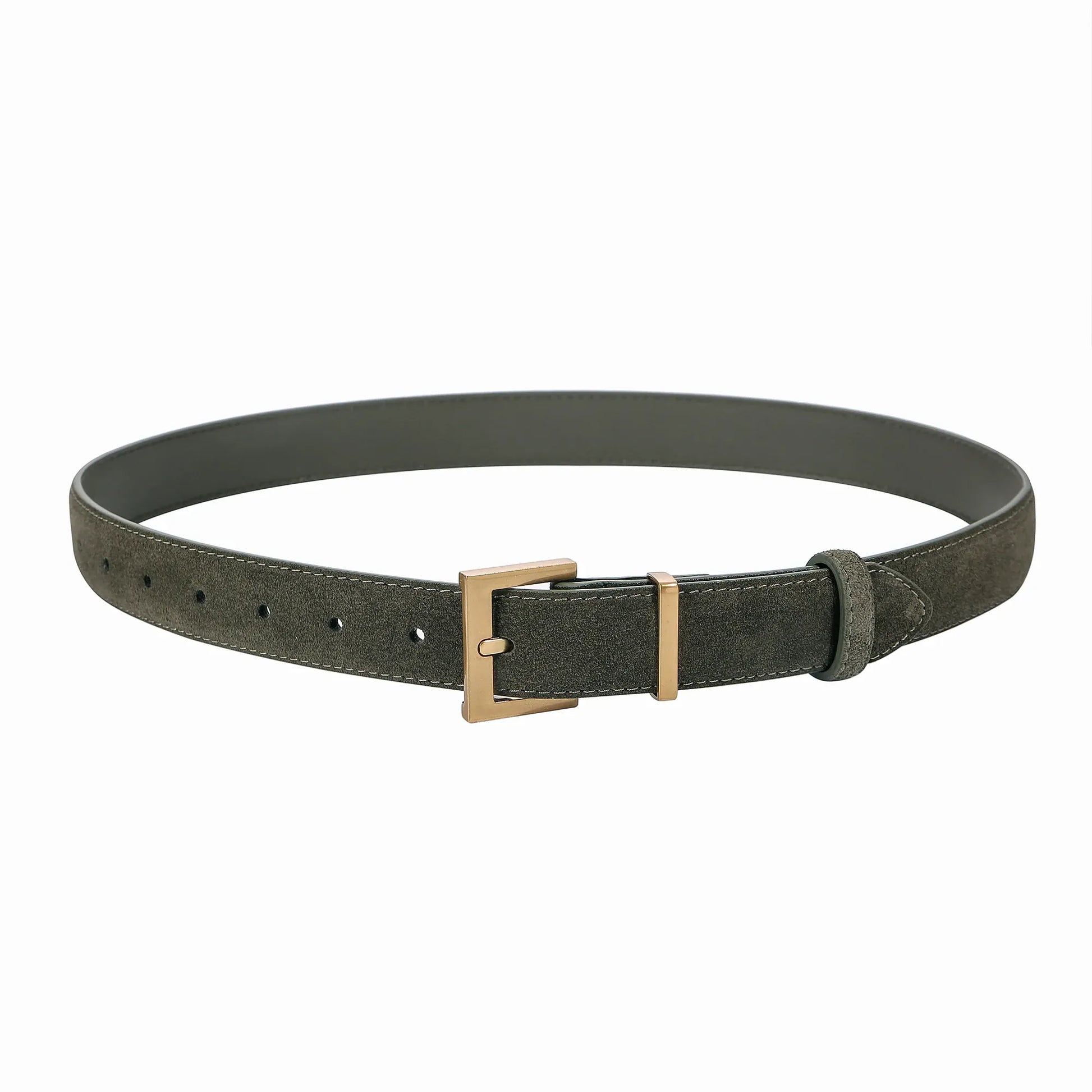 green B / 100cm / China Mainland Ceinture en cuir noir femme CeinturesCuir
