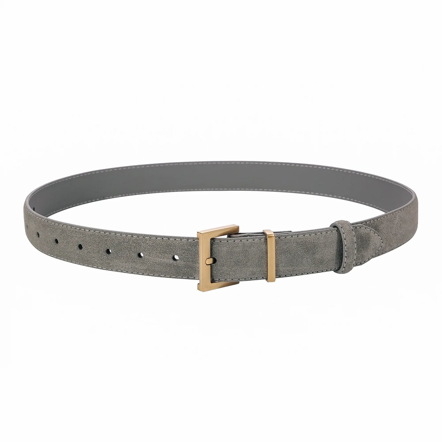 gray B / 100cm / China Mainland Ceinture en cuir noir femme CeinturesCuir