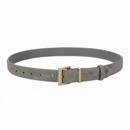 gray B / 100cm / China Mainland Ceinture en cuir noir femme CeinturesCuir