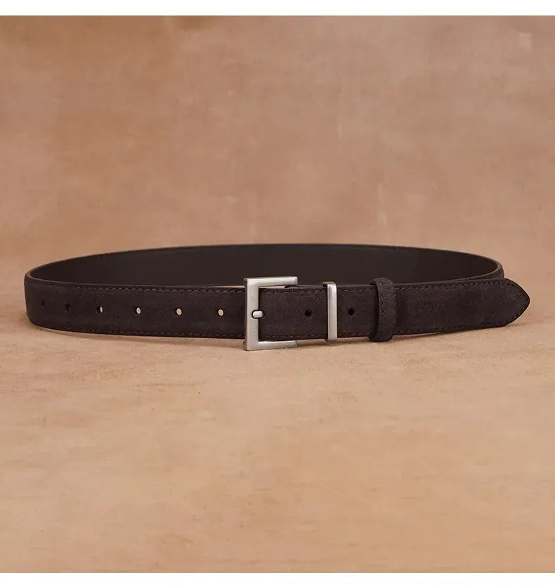 coffee E / 100cm / China Mainland Ceinture en cuir noir femme CeinturesCuir