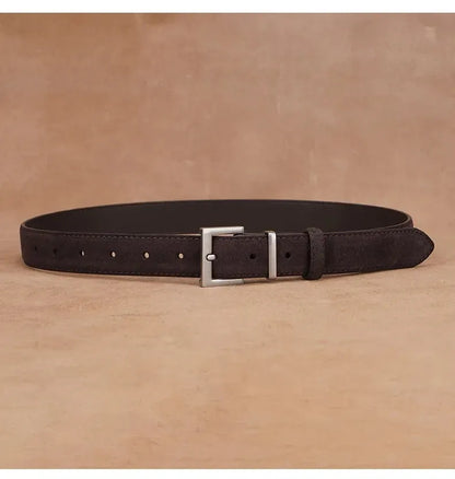 coffee E / 100cm / China Mainland Ceinture en cuir noir femme CeinturesCuir