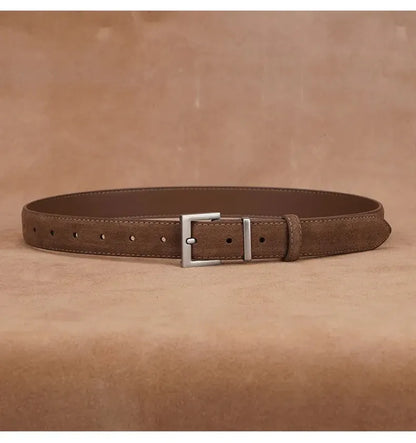 burnt orange E / 100cm / China Mainland Ceinture en cuir noir femme CeinturesCuir