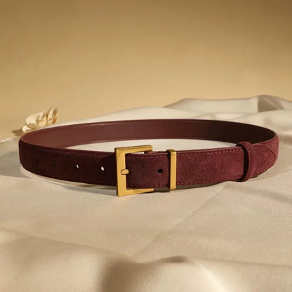 ankra red B / 100cm / China Mainland Ceinture en cuir noir femme CeinturesCuir