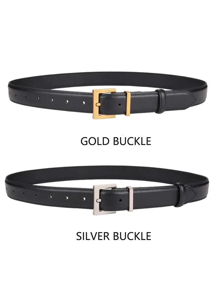 Ceinture en cuir noir femme CeinturesCuir