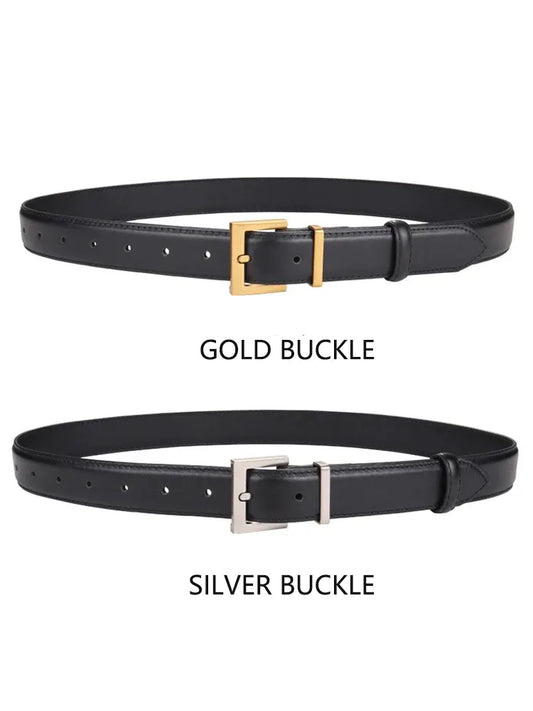 Ceinture en cuir noir femme CeinturesCuir