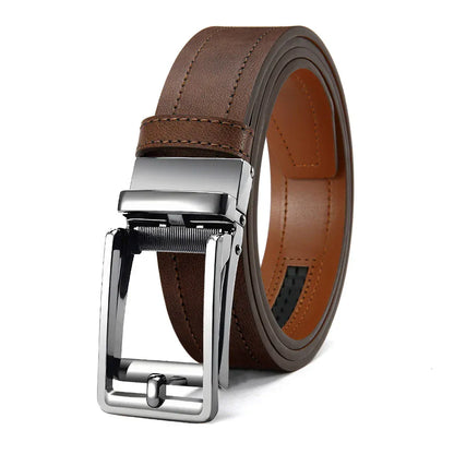 Marron 1 / 105cm Ceinture en cuir véritable pour costume de mariage homme Ma boutique