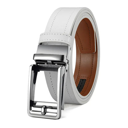 Blanc / 105cm Ceinture en cuir véritable pour costume de mariage homme Ma boutique