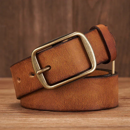Ceinture en Cuir Véritable pour Homme - L'Élégance Intemporelle