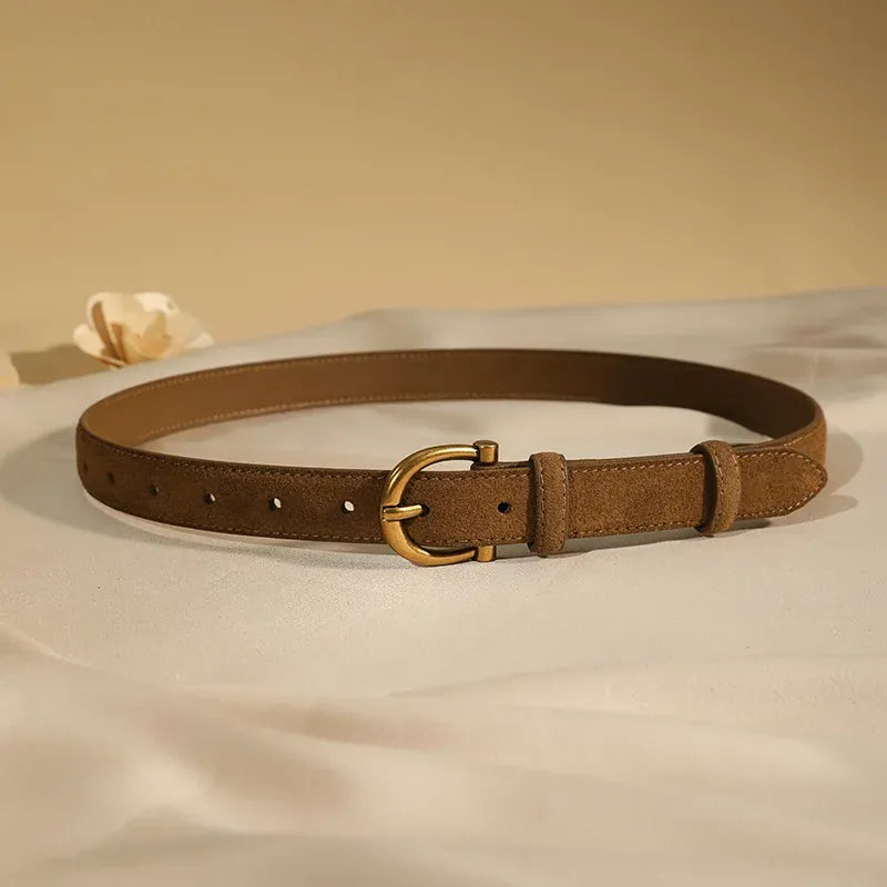 Ceinture en daim femme CeinturesCuir