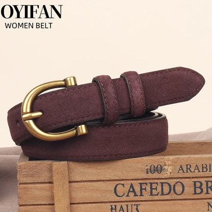 Ceinture en daim femme CeinturesCuir