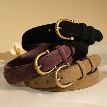 Ceinture en daim femme CeinturesCuir