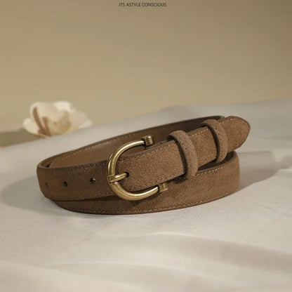 Ceinture en daim femme CeinturesCuir