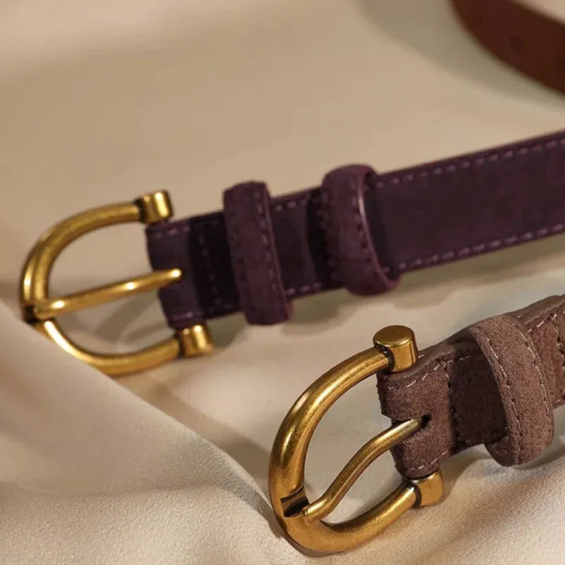 Ceinture en daim femme CeinturesCuir