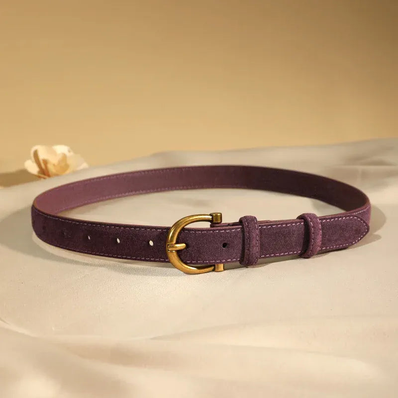 Ceinture en daim femme CeinturesCuir