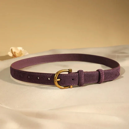 Ceinture en daim femme CeinturesCuir