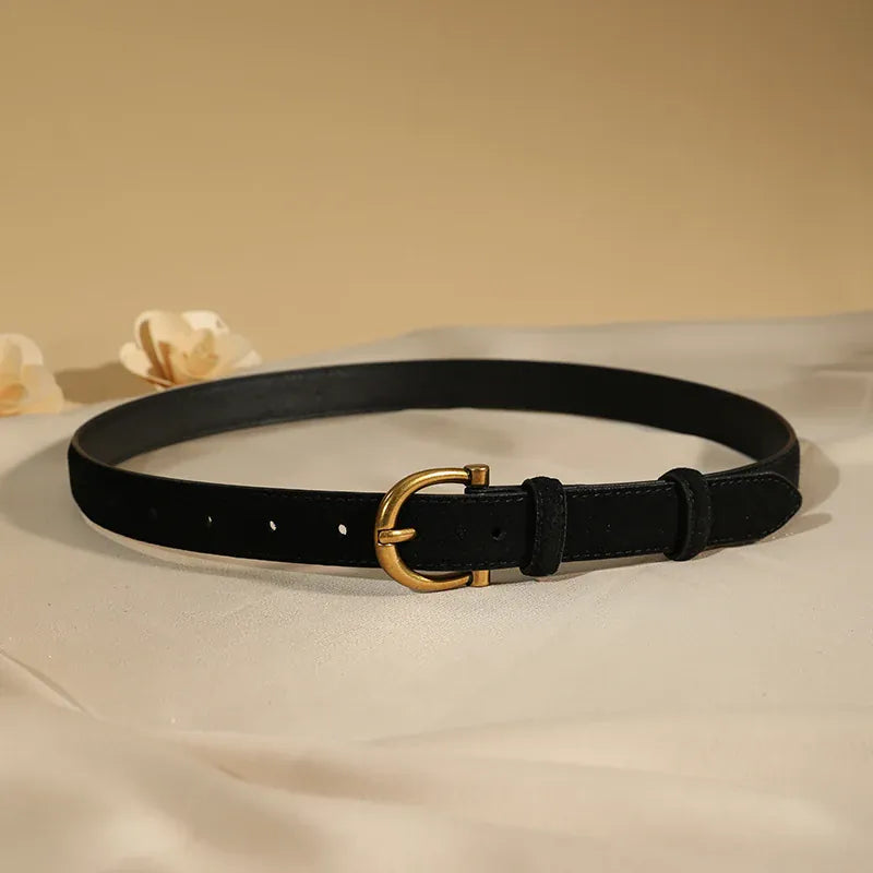 Ceinture en daim femme CeinturesCuir
