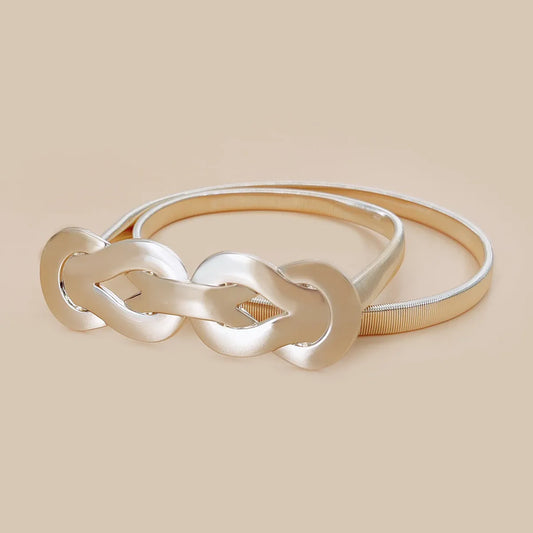 golden belt / 76cm Ceinture en metal femme CeinturesCuir