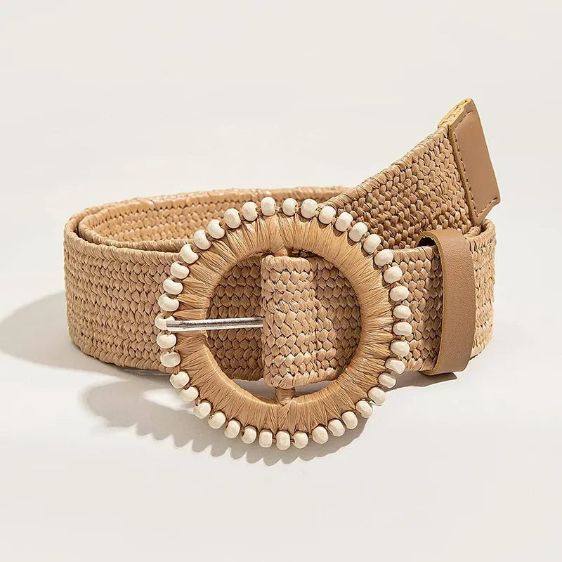 Dot A / 107cm Ceinture en raphia CeinturesCuir