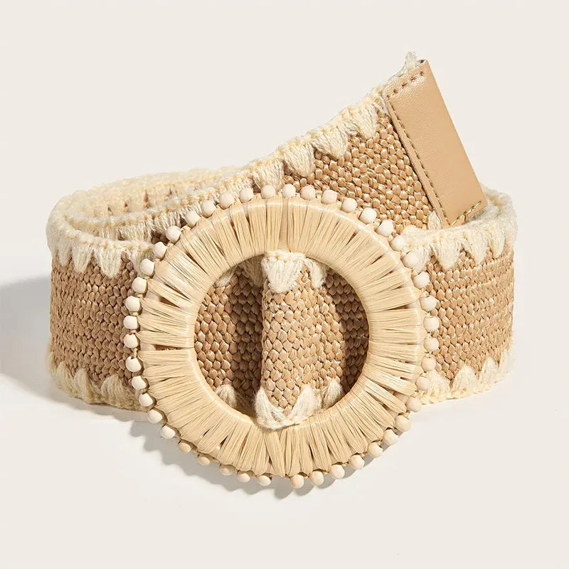 Dot B / 117cm Ceinture en raphia CeinturesCuir