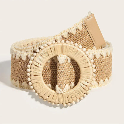 Dot B / 117cm Ceinture en raphia CeinturesCuir