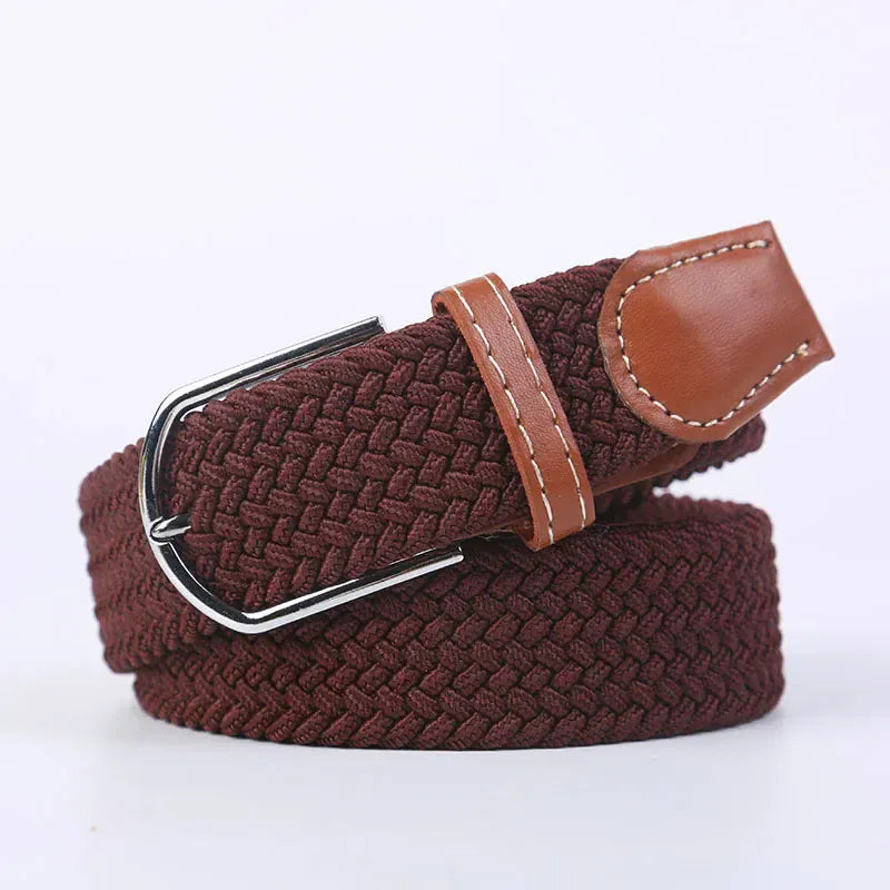 FB dark coffee / 3.3cmX107cm Ceinture en tissu femme CeinturesCuir