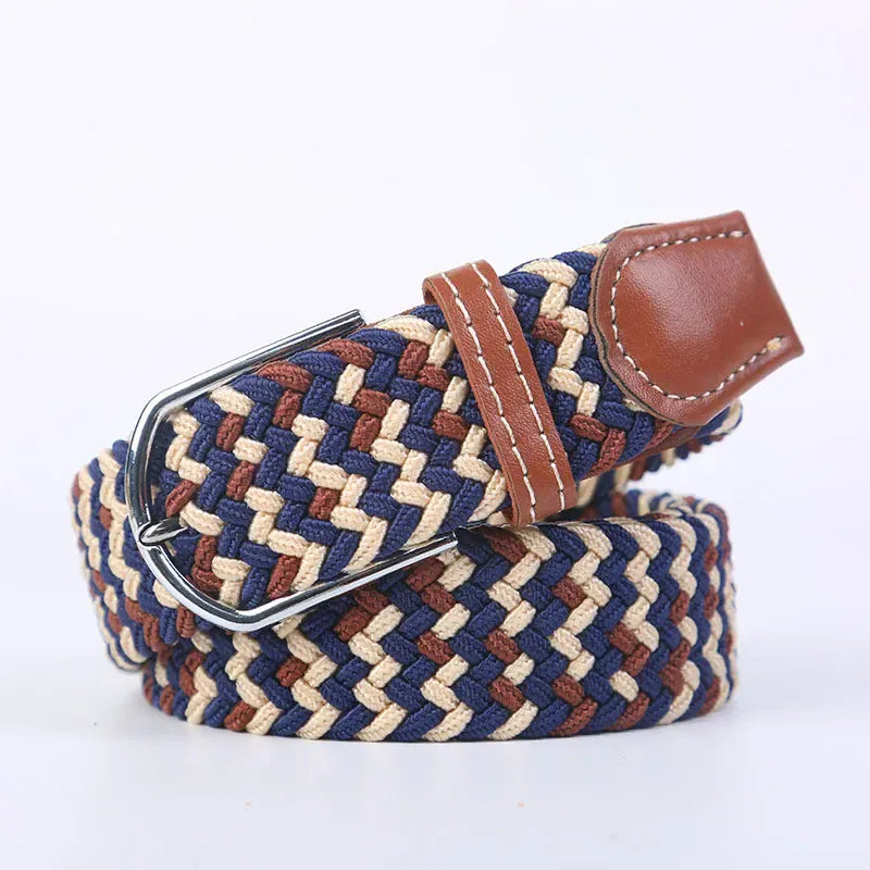 FB beige coffee blue / 3.3cmX120cm Ceinture en tissu femme CeinturesCuir