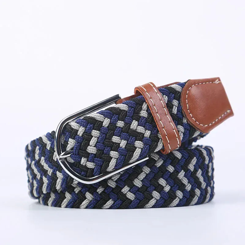 FB black gray blue / 3.3cmX130cm Ceinture en tissu femme CeinturesCuir