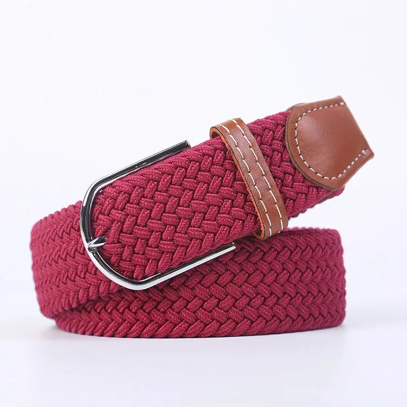 FB wine red / 3.3cmX120cm Ceinture en tissu femme CeinturesCuir