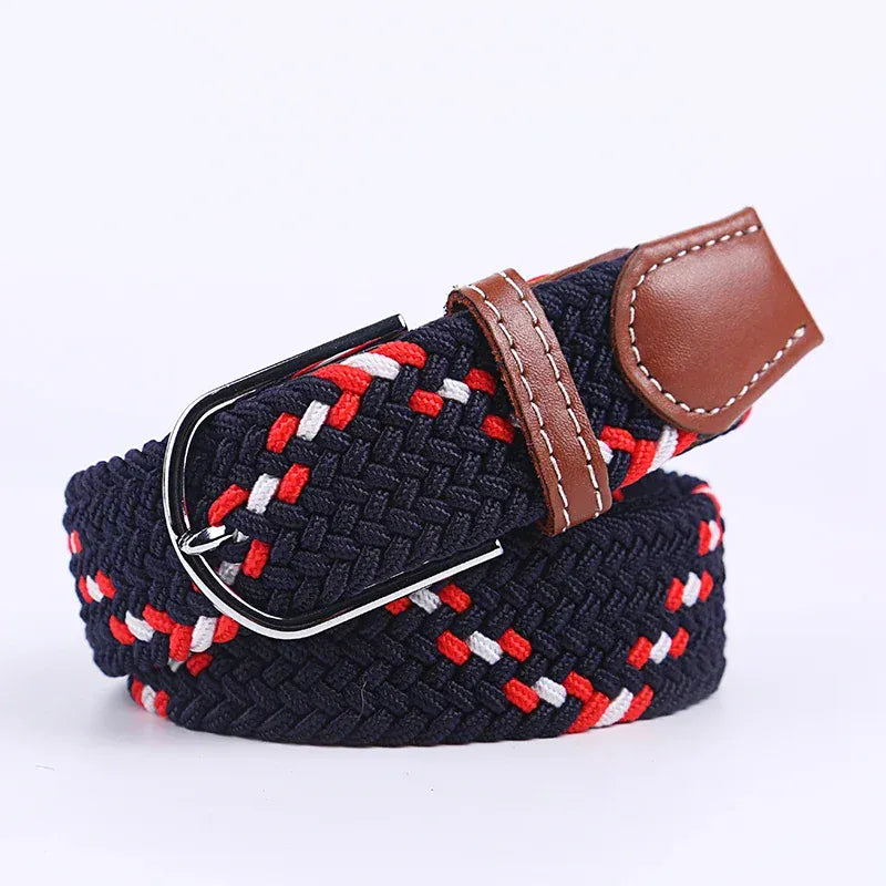 FB navy hun red whit / 3.3cmX130cm Ceinture en tissu femme CeinturesCuir