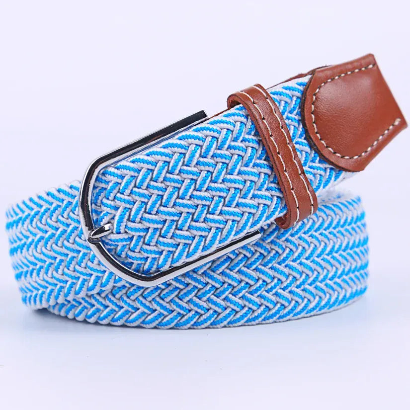 FB  whie jian blue / 3.3cmX130cm Ceinture en tissu femme CeinturesCuir