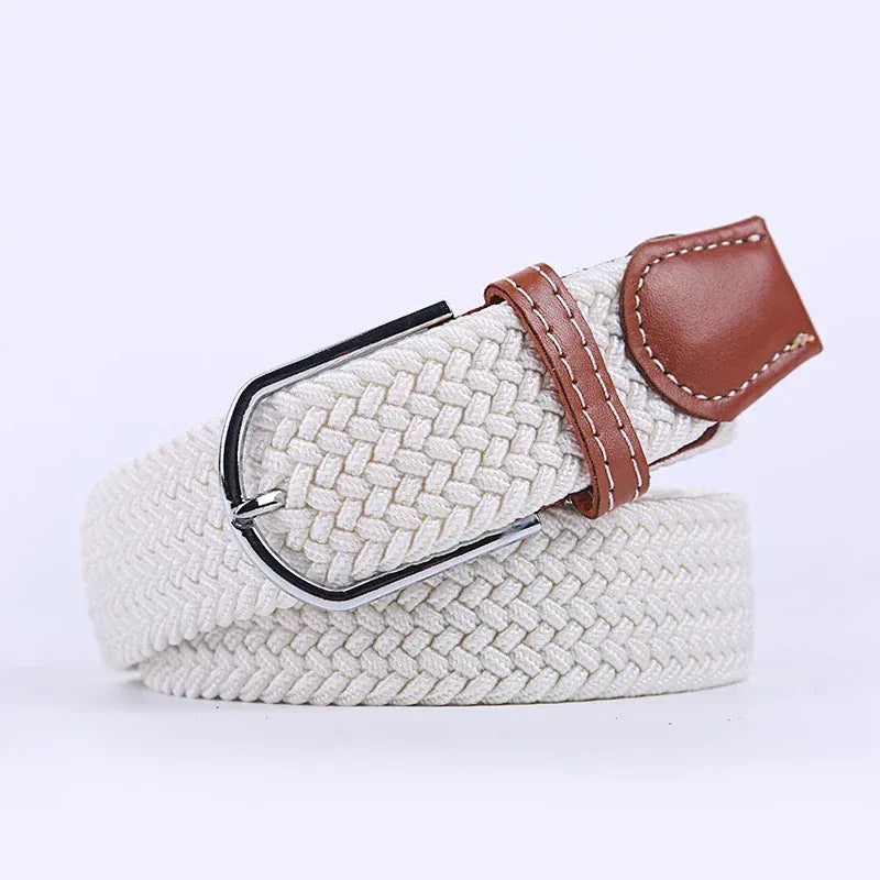 FB  white / 3.3cmX120cm Ceinture en tissu femme CeinturesCuir