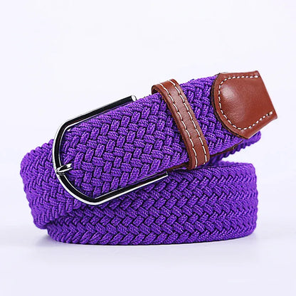 FB purple / 3.3cmX107cm Ceinture en tissu femme CeinturesCuir