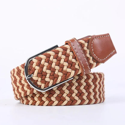 FB beige brown / 3.3cmX120cm Ceinture en tissu femme CeinturesCuir