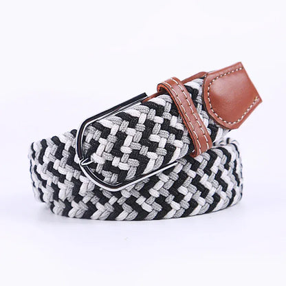 FB  black white gray / 3.3cmX130cm Ceinture en tissu femme CeinturesCuir