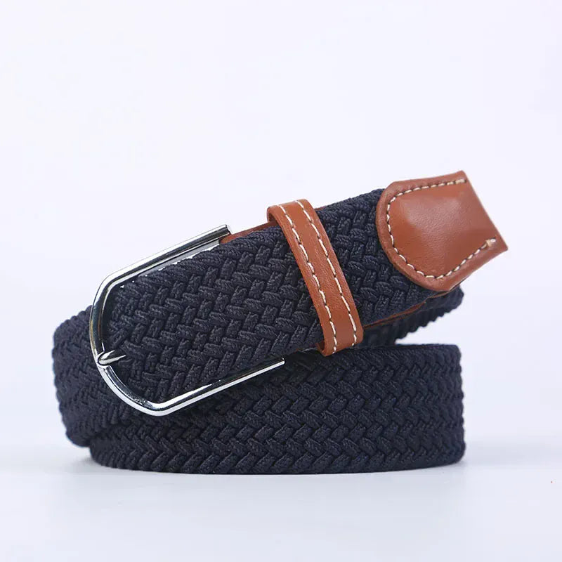 FB dark navy blue / 3.3cmX130cm Ceinture en tissu femme CeinturesCuir