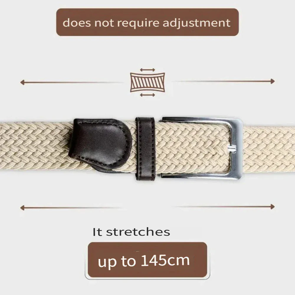Ceinture en Tissu Homme Blanc Ma boutique