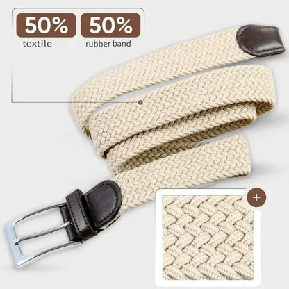 Ceinture en Tissu Homme Blanc Ma boutique