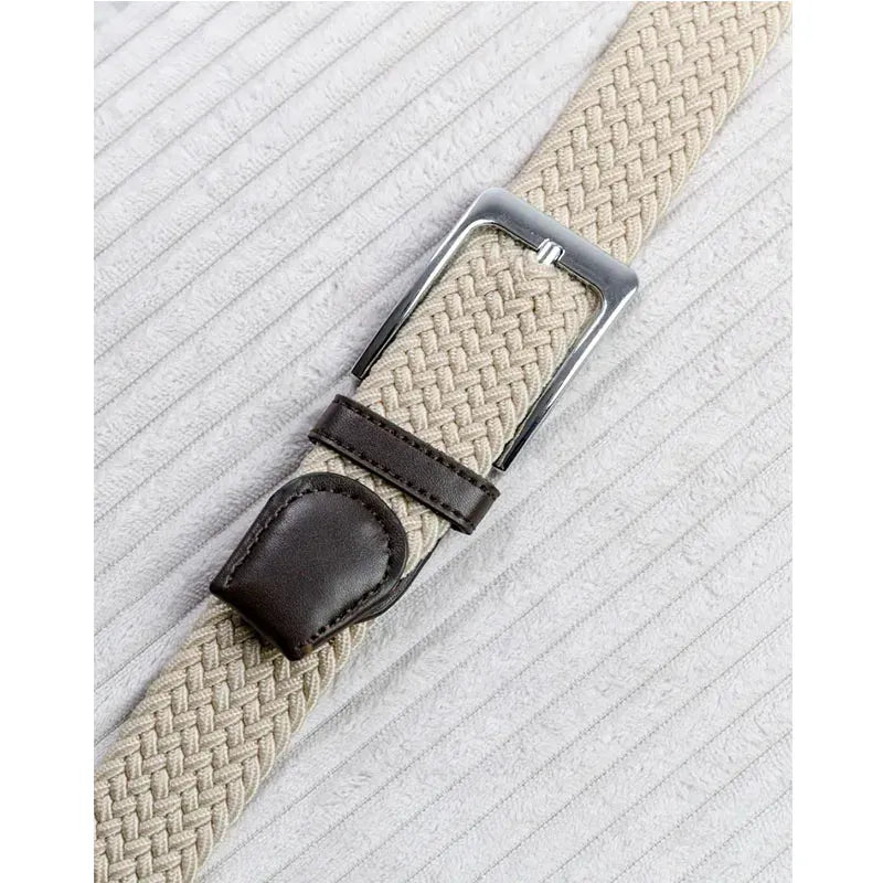 Ceinture en Tissu Homme Blanc Ma boutique