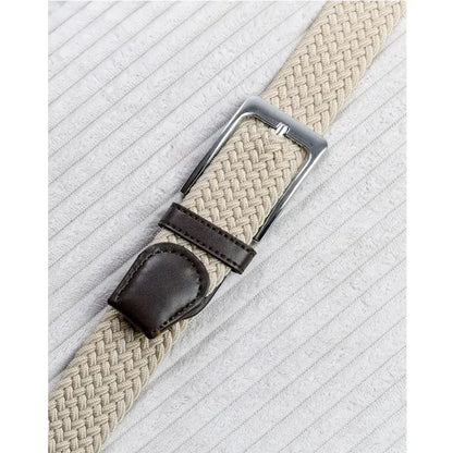 Ceinture en Tissu Homme Blanc Ma boutique
