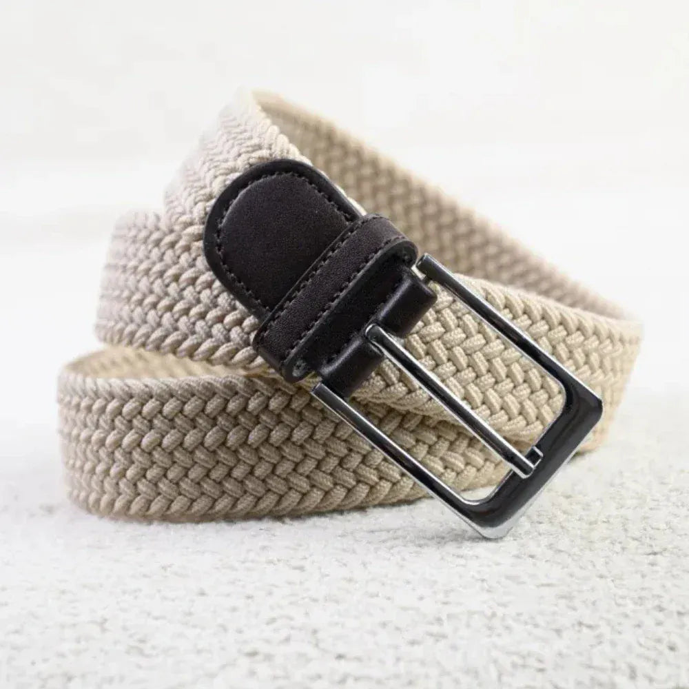 Ceinture en Tissu Homme Blanc Ma boutique