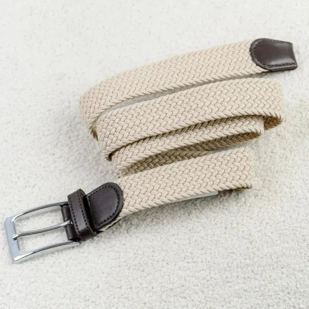 Ceinture en Tissu Homme Blanc Ma boutique