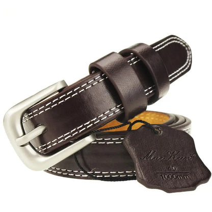 Café / 120cm Ceinture Extra Fine Homme 2.2cm Ma boutique