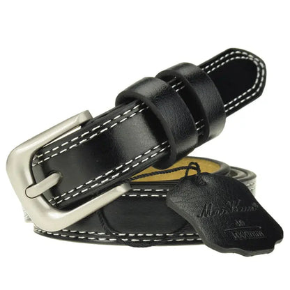 Noir / 110cm Ceinture Extra Fine Homme 2.2cm Ma boutique