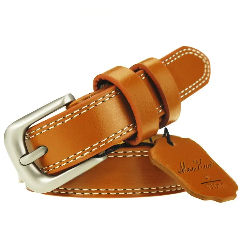 Marron / 110cm Ceinture Extra Fine Homme 2.2cm Ma boutique